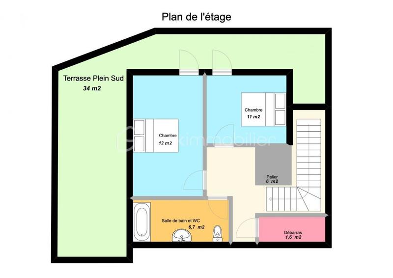 Duplex - 86 m² - 4 pièces