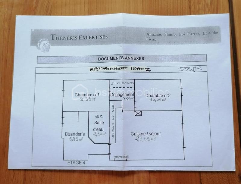 Appartement - 58 m² - 4 pièces