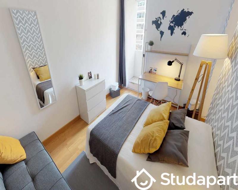 Chambre - 40 m² - 1 pièce