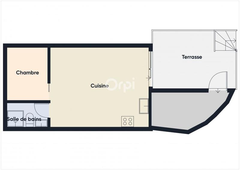 Appartement - 26 m² - 2 pièces