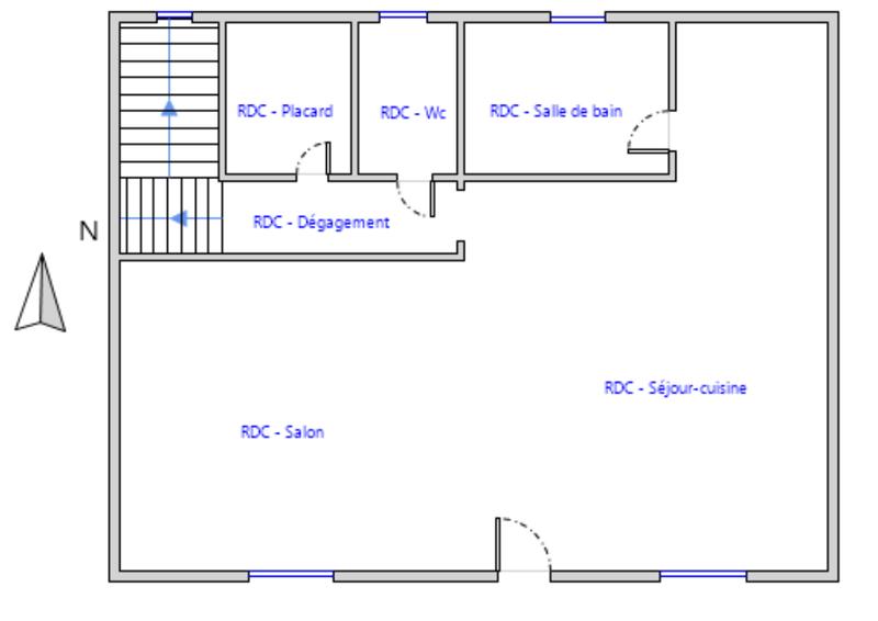 Maison - 86 m² - 4 pièces
