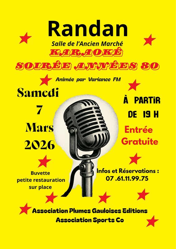 Karaoké soirée année 80