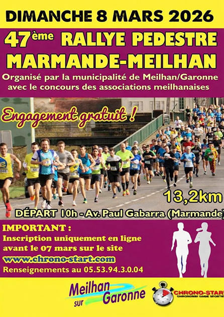 Le 47ème rallye pédestre Marmande-Meilhan