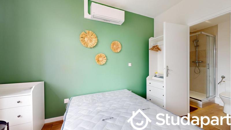 Chambre - 12 m² - 1 pièce