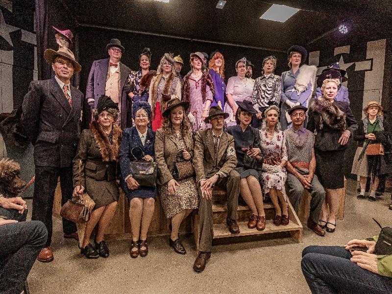 Défilé de mode années 40