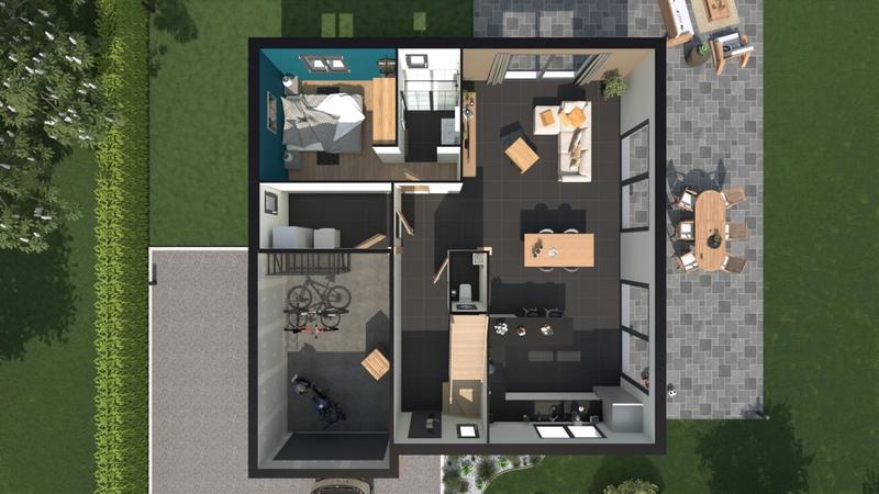 Maison - 85 m² - 2 pièces