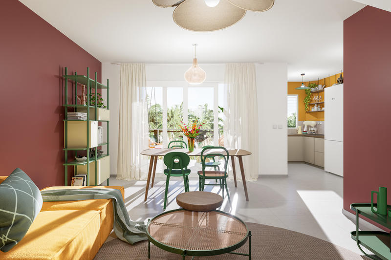 Appartement - 66 m² - 3 pièces