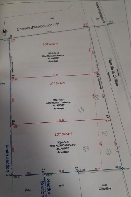 Terrain constructible - 521 m²