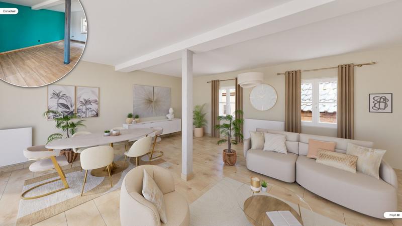 Maison - 96 m² - 3 pièces