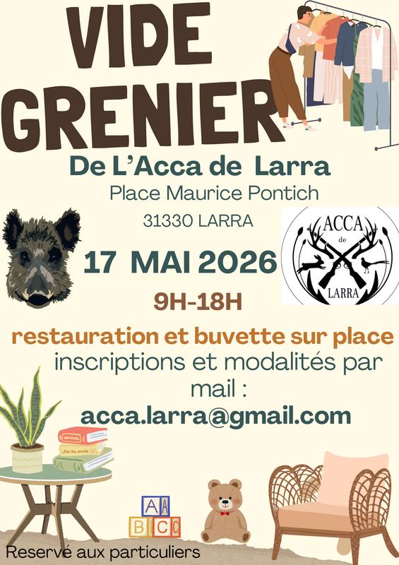 Vide grenier de l'acca de larra