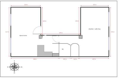 Appartement - 42 m² - 2 pièces