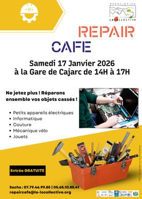 Repair Café à la gare de Cajarc