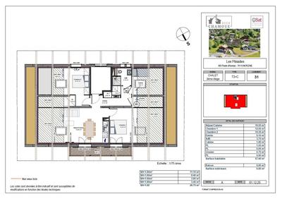 Appartement - 70 m² - 4 pièces