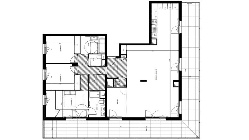 Appartement - 140 m² - 4 pièces