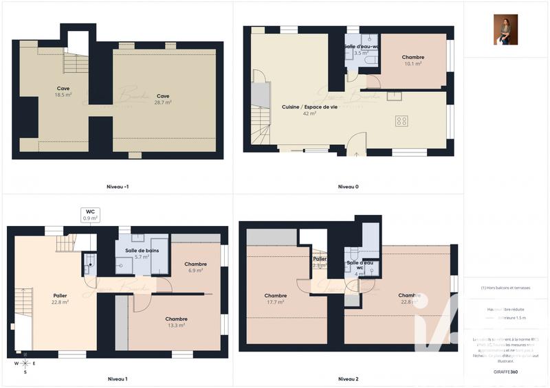 Maison - 130 m² - 6 pièces