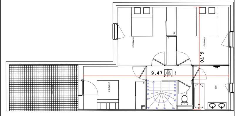 Villa - 99 m² - 4 pièces