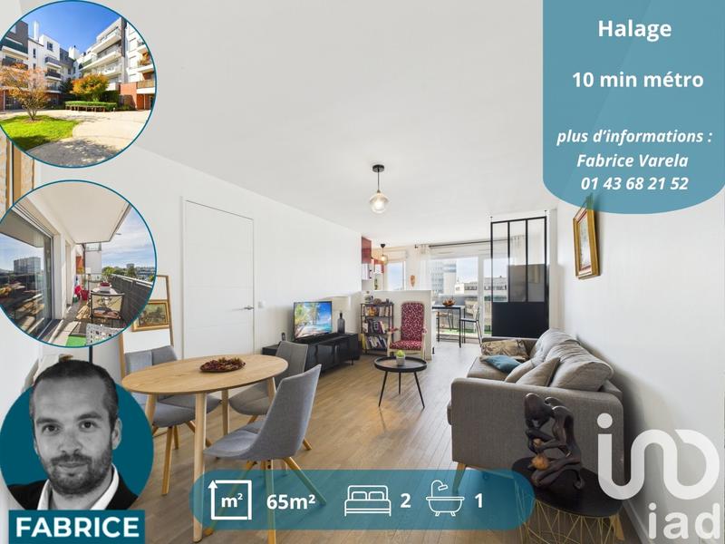 Appartement - 65 m² - 3 pièces