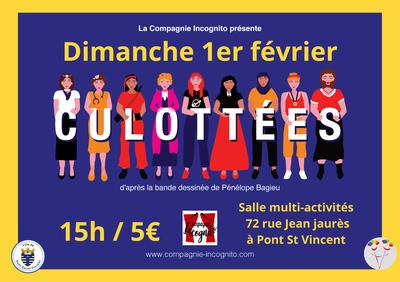 Culottées d'après la Bd de Pénélope Bagieu