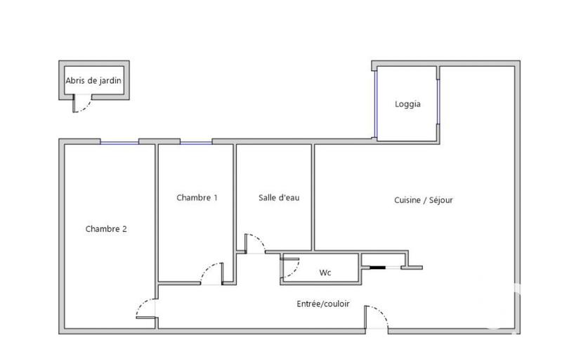 Appartement - 67 m² - 3 pièces
