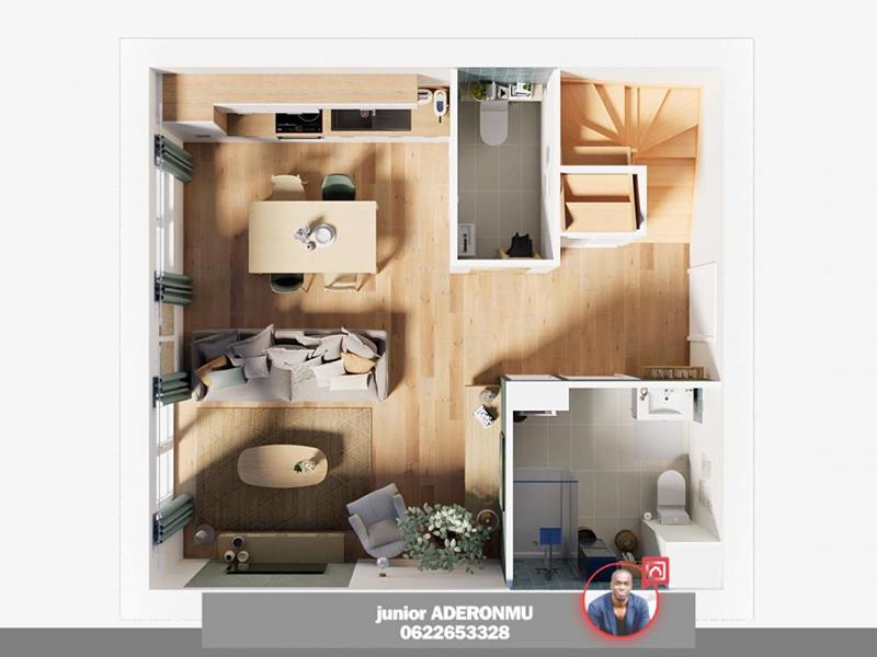 Maison - 71 m² - 3 pièces