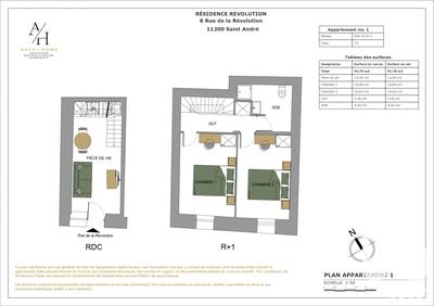 Appartement - 43 m² - 3 pièces