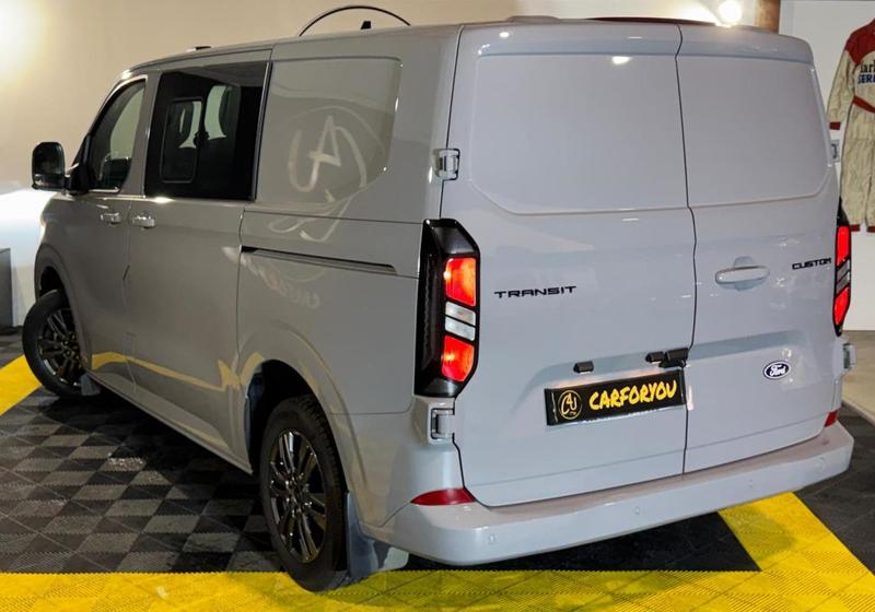 Ford Transit Custom 2.0 EcoBlue Limited L1h1 Cabine Approfondie 170ch Sièges chauffants, Caméra 360°, Apple CarPlay