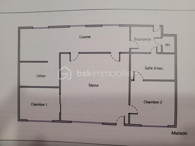 Maison - 88 m² - 4 pièces