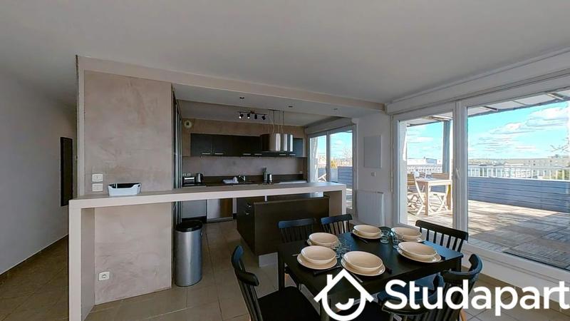 Chambre - 13 m² - 1 pièce