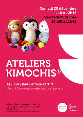 Ateliers Kimochis à la Médiathèque de Cahors