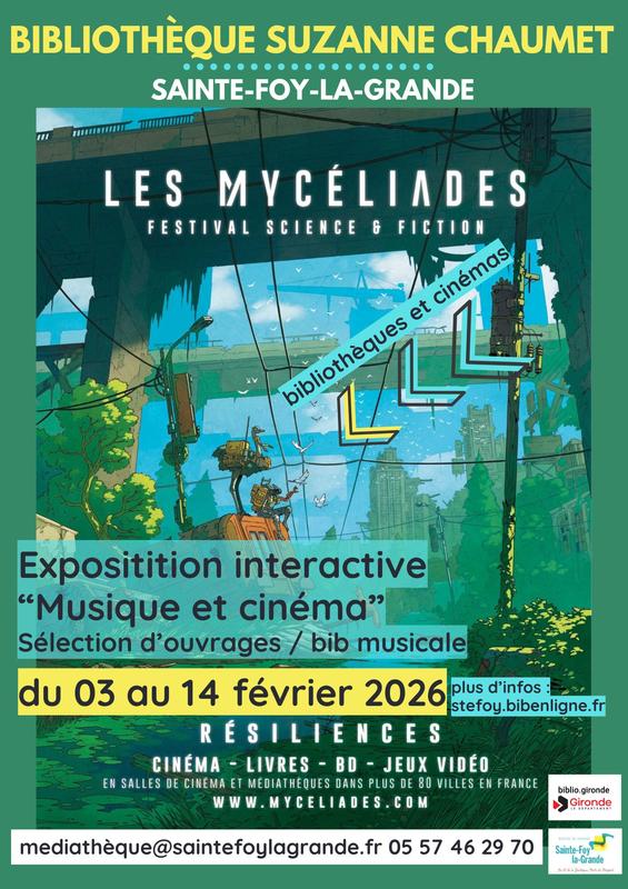 Exposition interactive "Musique et cinéma" à la bibliothèque municipale Suzanne Chaumet