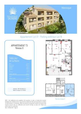 Appartement - 63 m² - 3 pièces