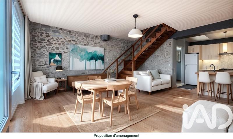 Maison de ville - 82 m² - 3 pièces