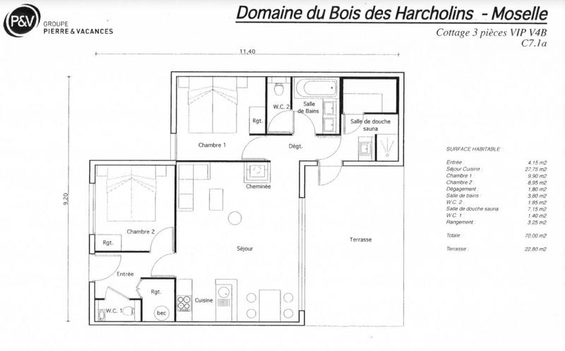 Maison - 68 m² - 3 pièces