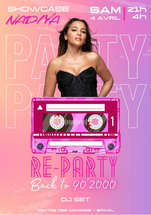 Soirée 90/200 Mix Dj et Showcase Nadiya