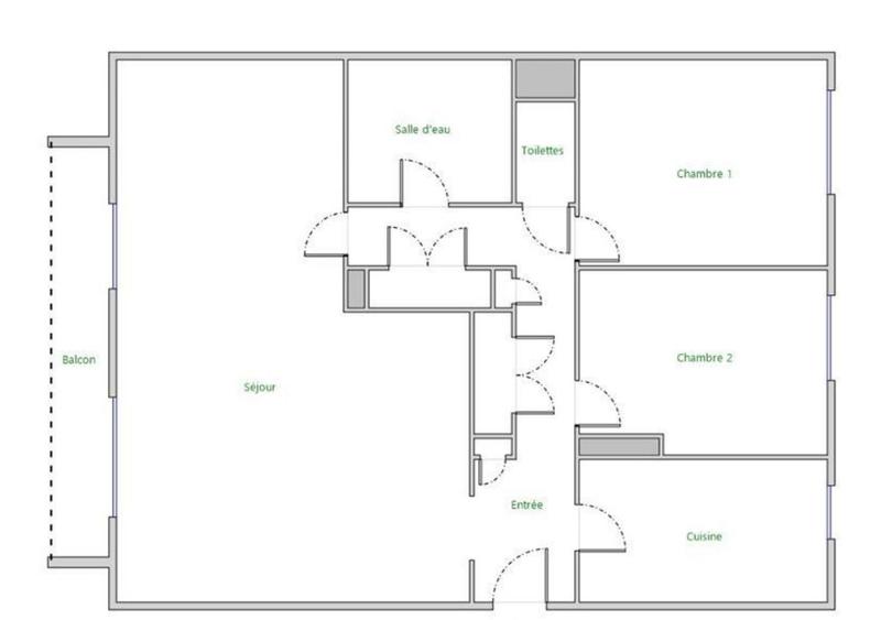 Appartement - 89 m² - 5 pièces