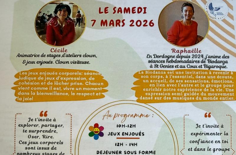 Jeux enjoués et danse Biodanza