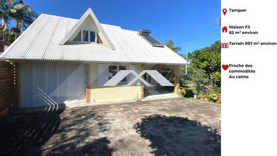 Maison - 82 m² - 3 pièces