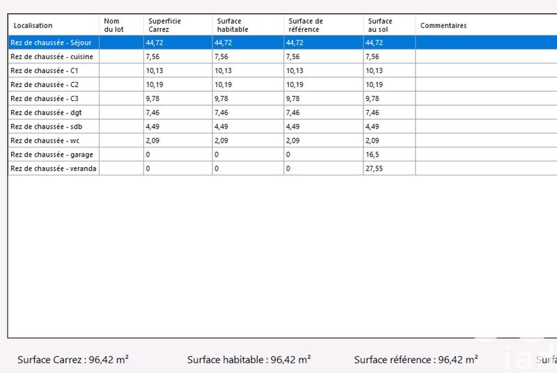 Maison - 96 m² - 4 pièces