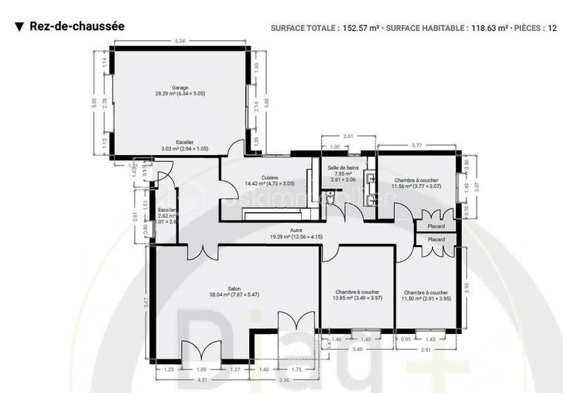 Maison traditionnelle - 176 m² - 7 pièces