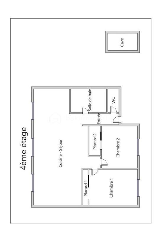 Appartement - 65 m² - 3 pièces