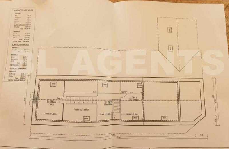 Longère - 180 m² - 3 pièces