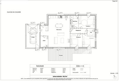 Maison - 99 m² - 4 pièces