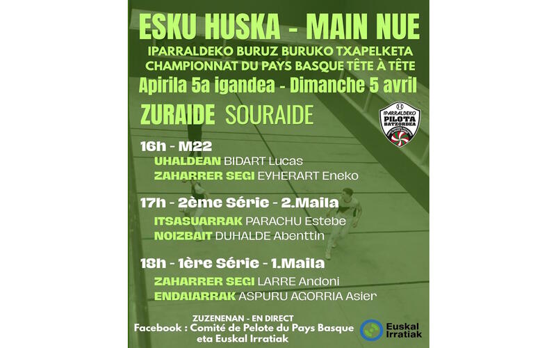 Championnat du Pays Basque tête à tête