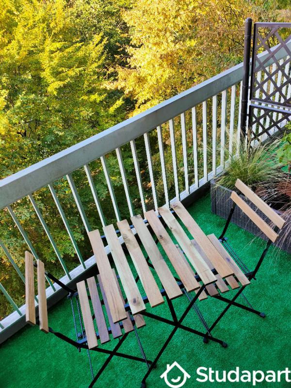 Chambre - 9 m² - 1 pièce