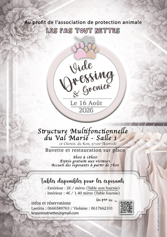 Vide grenier - vide dressing