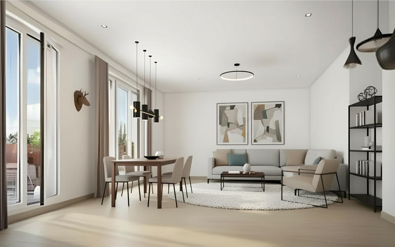 Appartement - 116 m² - 6 pièces