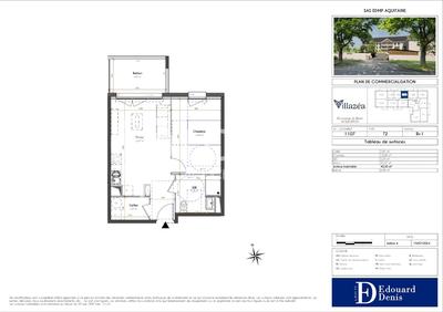 Appartement - 40 m² - 2 pièces