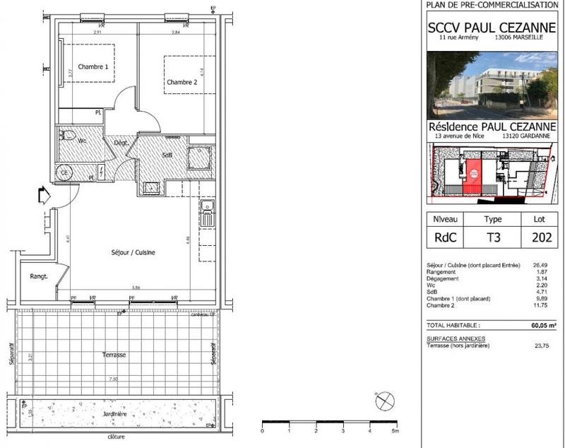 Appartement - 51 à 89 m² - 3 pièces