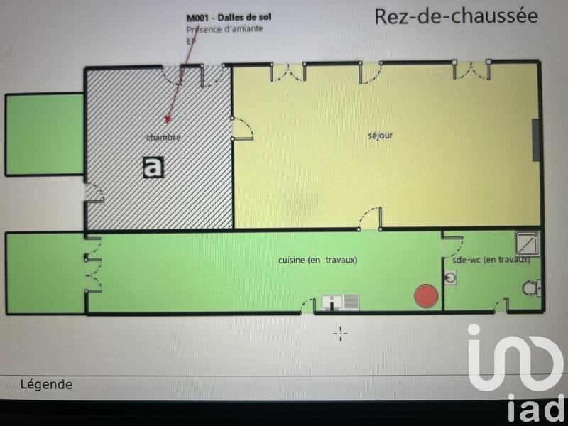 Maison - 66 m² - 2 pièces