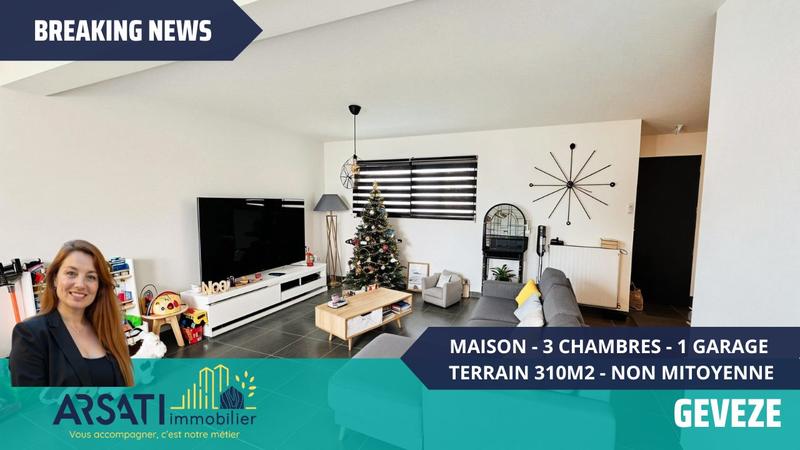 Maison - 103 m² - 5 pièces